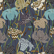 Голубые обои в зал Sirpi Missoni Home 3 M3A 10233