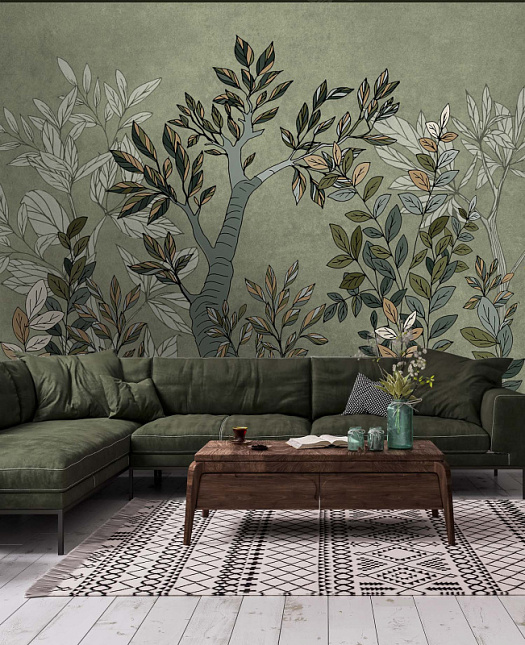 Фотообои в интерьере артикул Botanica-23: 17, BOTANICA 23, Wall street